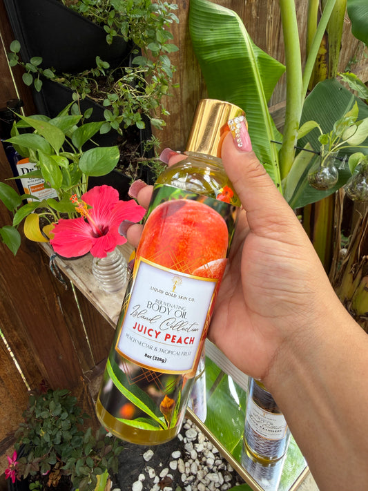 JUICY PEACH PREMIUM BODY OIL (ISLAND COLLECTION)